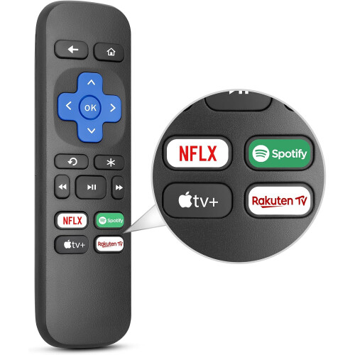 Remote-Control-pour-Roku Express, pour Roku Box, pour Roku Premiere ...