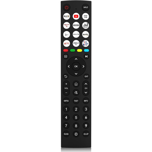 Replacement Hisense TV Pilot do All Hisense VIDAA Smart TV - No Setup Required Hisense TV Remote