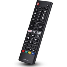 LG TV Erstatningsfjernkontroll AKB75095308 - No Setup Required - Universell fjernkontroll for LG Smart TV - OLED 4K WebOS - Netflix knapper