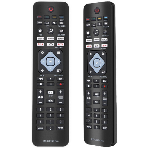 Telecomandă, Compatibil cu Philips TVs, Replacement pentru Philips Smart TVs, , , , , cu 6 Shortcut butoane