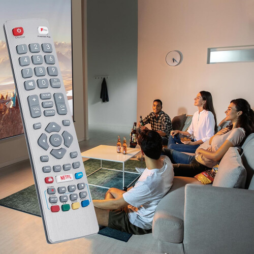 Replacement Sharp Comando TV, Universal TV Remote Sharp Comandos para Smart TV com 4 Shortcuts Button, No Setup Required 2