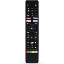 RM-C3250 Ersatz JVC Fernbedienung für Smart 4K UHD TV mit Netflix, YouTube, Prime Video und Google Play Tasten – Ohne Sprachsteuerung