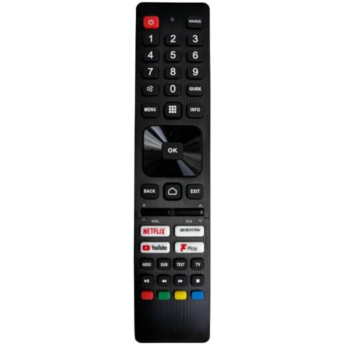 SHW/RMC/0137N Comando compatível com Sharp Aquos Smart Android TV T-C32FH2KF2AB