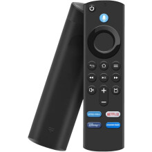 Erstatning Stemmestyret fjernbetjening 3. generation med Voice Velegnet til AMZ Smart TV 4K/4K Max/Lite/Cube Stick, og Velegnet til Smart TV Cube (1st