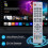 Replacement Sharp Comando TV, Universal TV Remote Sharp Comandos para Smart TV com 4 Shortcuts Button, No Setup Required 5