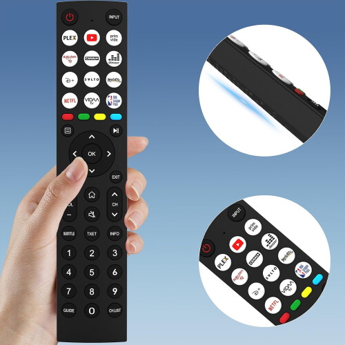 Replacement Hisense TV Pilot do All Hisense VIDAA Smart TV - No Setup Required Hisense TV Remote 2