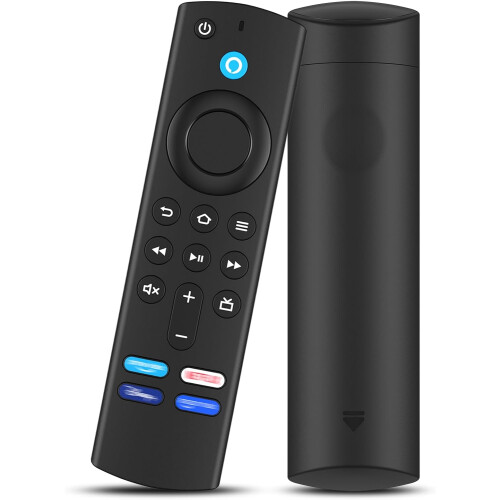 Replacement Telecomandă vocală generația a 3-a cu Voice Function fit pentru Smart TVs 4K/4K Max/Lite/Cube Stick, și fit pentru Smart TVs Cube