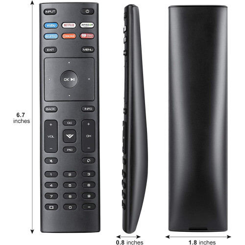 Universal Vizio Comando para Smart TV XRT136 - Compatível com D, E, M, P/PX, V Series 1