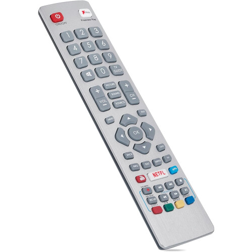 Replacement Sharp Comando TV, Universal TV Remote Sharp Comandos para Smart TV com 4 Shortcuts Button, No Setup Required