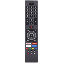 Universal RC43137P RC43137 Fjernkontroll for Polaroid Luxor Bush Logik Digihome Finlux Electriq Smart TVs med Shortcut knapper - No Setup Required