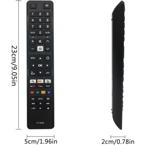 Replacement TOSHIBA Comando para Toshiba Smart TV - No Setup Needed 2