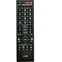 Universell fjernkontroll for Toshiba TVs Replacement Fjernkontroll for All Toshiba 4K UHD Smart TV Remotes
