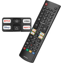 Universal Replacement for LG-Smart-TV-Remote, New Upgraded Infrared Fjernkontroll for LG Smart TV med Shortcut knapper