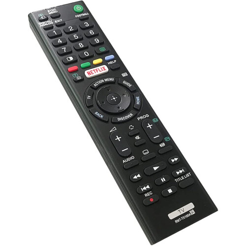 Sony TV Replacement Remote - Works do Most Sony Televisions (, , Plasma - Ideal Pilot TV z Same Functions As - Black)