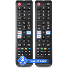 2 ks Universal pre Samsung-TV-Remote Replacement, Kompatibilné so všetkými Samsung, QLED, Curved, , , 4K& Smart TVs
