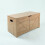 Pajta stílusú tárolópad, világosszürke, 100x40 cm, MDF 7