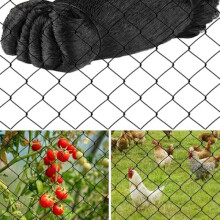 (Normal, 7,5 Mx 15 M 2.5 X 2.5 cm) Mineup 15x15M Bird Protection Net 5x5cm Fine Mesh Black Pond Net for Fruit Trees Garden Balcony