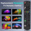 Replacement Panasonic TV Comando para TV com NETFLX botões - No Setup Required Panasonic Comando universal 2