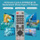 Replacement Sharp Telecomandă TV, Universal pentru Sharp TV Remote Telecomandă pentru Smart TV cu 4 Shortcuts Button, No Setup Required 2