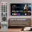Replacement Sharp Telecomandă TV, Universal pentru Sharp TV Remote Telecomandă pentru Smart TV cu 4 Shortcuts Button, No Setup Required 3
