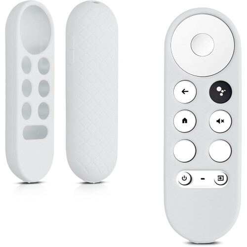 Case Compatibil cu Google Chromecast 2020 4K / Chromecast 2022 HD Case - Soft Silicon Husă pentru Telecomandă - Grey 1
