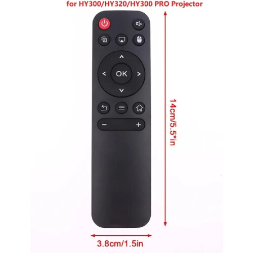 Fjernkontroll for HY300 HY320 HY300 PRO Projector Portable Android med Control Remote Universal 1