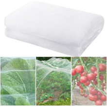 (3x10m) Garden Insect Net 3x5m Fine Mesh Crop Protection Net for Vegetables Fruits Flowers Plants White