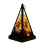 (Skull) Halloween Decoration Triangular Square Base Lantern LED Candle Light 2026 New Creative Prop Decorative Small Portable Lamp 1