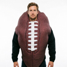 (brown, One size fits all) Halloween Football Mascot Costume Adult Cosplay Outfit for Stage Performance Funny Sports Team Spirit Wear