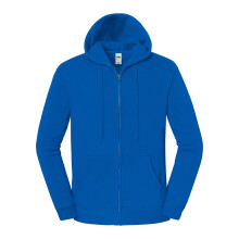 (XL, Royal Blue) Fruit of the Loom Mens Iconic Premium Hooded Sweat Jacket