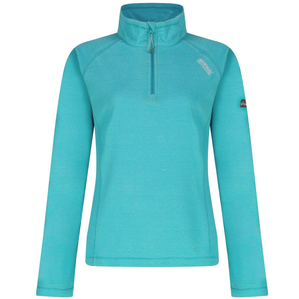 Regatta (8 Uk, Dusky Blue) Great Outdoors Womens/Ladies Montes Half Zip Fleece Top