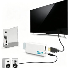 Adaptador Compatible con para , TV de Alta Definición, Adaptador Compatible con para PC, Monitor HDTV, Pantalla.