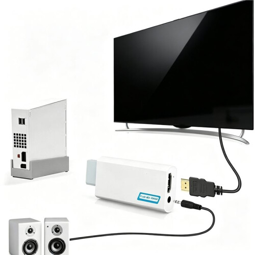 Adaptador Compatível com  para , Compatível com PC e Monitor HDTV.