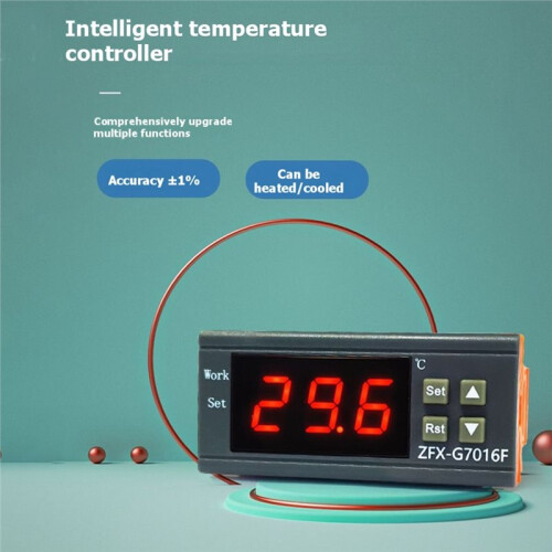 ZFX-G7016F Digital Thermostat Temperature Controller Microcomputer Digital Display Temperature Control  B 2