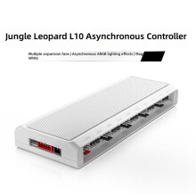 L10 PWM Hub 5V 3-Pin ARGB-Controller Lüfter-Hub mit Magnetischem 10 Temperaturempfindlichen RGB-Lüftern Hub A