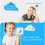 Visual Timer for Kids and Adult, 60-Min Countdown Timer,Cute Timer with Silicone Case for Homeschool Study Lightblue 2
