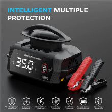 35 AMP Car Battery Charger 6V/12V/24V Trickle Charger Repair Maintainer for Lithium LiFePO4 Lead-Acid Battery EU