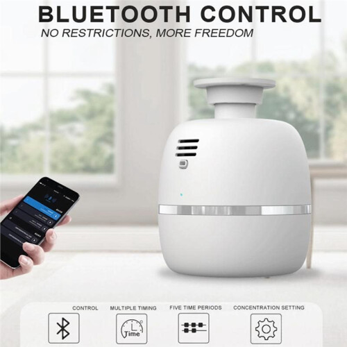 Aromatherapy Diffuser Ceiling Mounted Essential Oil Diffuser, 350ml BT Control Aroma Diffuser for Spa Hotel EU Plug 2