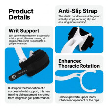 Swing Trainer Arm' Width Strap Compatible with ProSendr Widener Practice Aid