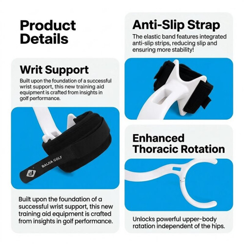 Swing Trainer Arm' Width Strap Compatible with ProSendr Widener Practice Aid