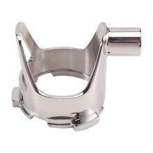 Portafilter Stainless Steel Three-Ear Portafilter Hardware Compatible Hollow for Baristas, Home Espresso Setups