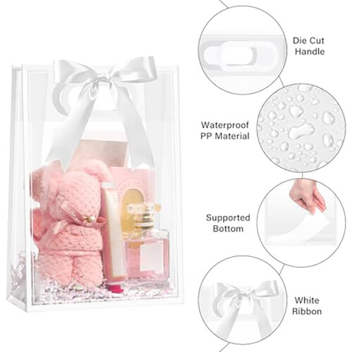 Clear Gift Bags Plastic Clear Gift Bags1 1