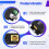 IP over Coaxial Converter EOC Transceiver Ethernet Power IP Network Data Through RG59 Coaxial Analog Transmitter 6