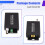 IP over Coaxial Converter EOC Transceiver Ethernet Power IP Network Data Through RG59 Coaxial Analog Transmitter 5