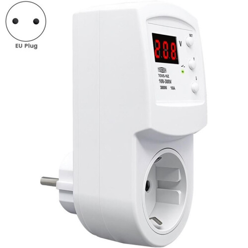 TOMZN TOVS-16Z Automatic Voltage Protector Socket AC 100-300V 16A Overvoltage Protective Device Undervoltage Protection EU Plug 2