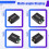 IP over Coaxial Converter EOC Transceiver Ethernet Power IP Network Data Through RG59 Coaxial Analog Transmitter 7