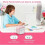 Visual Timer for Kids and Adult, 60-Min Countdown Timer,Cute Timer with Silicone Case for Homeschool Study Lightpink 5