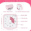 Visual Timer for Kids and Adult, 60-Min Countdown Timer,Cute Timer with Silicone Case for Homeschool Study Lightpink 7