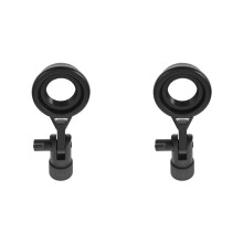 2 Pcs Metal Mic Clip Microphone Shock Mount Bracket Simple Mic Stand Accessories Flexible Angle Adjustment Mic Clip