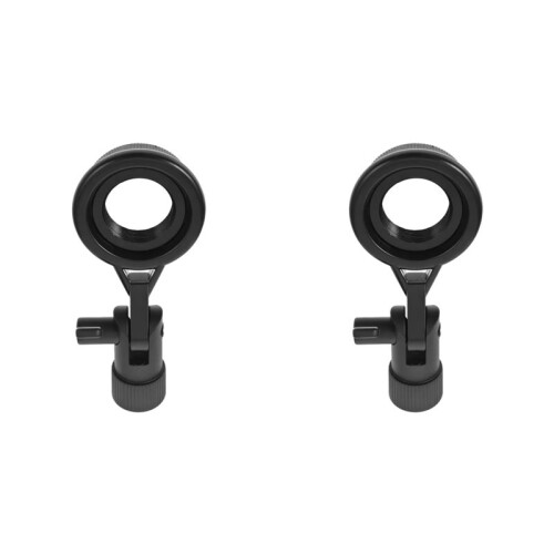 2 Pezzi Clip per Microfono In Metallo Supporto Antivibrazione per Microfono Accessori Semplici per Supporto Microfono Clip per Microfono con 1